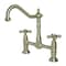 Kingston Brass KS1178AX Heritage Bridge Kitchen Faucet, Brushed Nickel KS1178AX - alternate 1